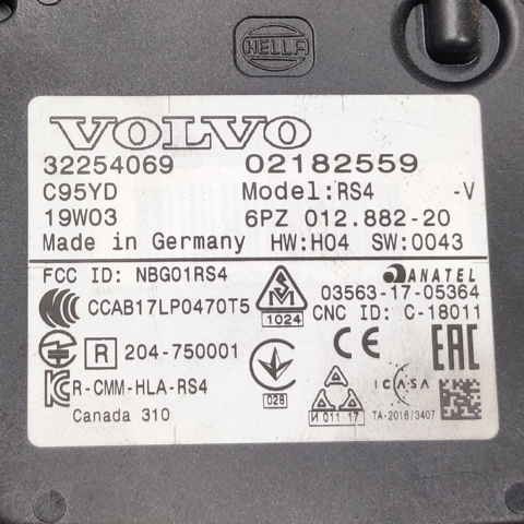 Датчик контролю мертвої зони, задній 32254069 VOLVO