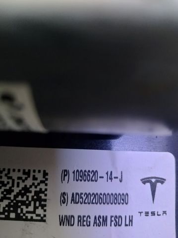 Механізм стеклопідйомника водійських дверей 109662014J TESLA