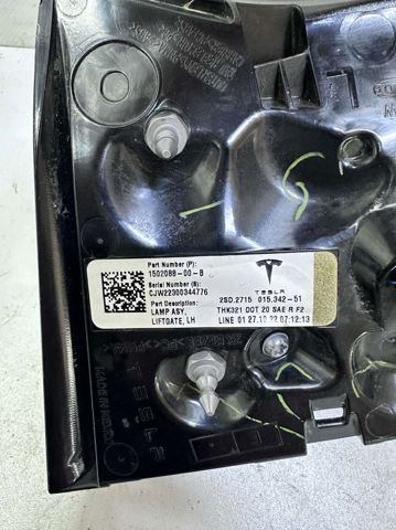 Ліхтар задній лівий, внутрішній 150208800B TESLA
