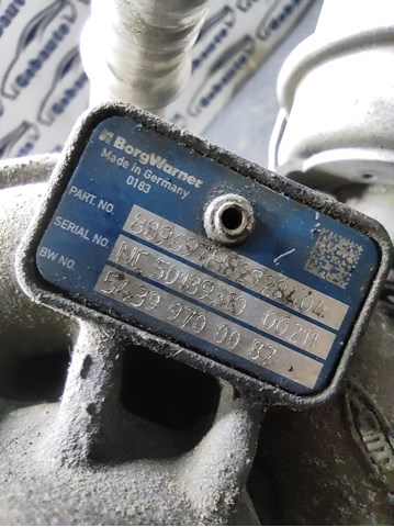 Турбокомпресор 54399700087 RENAULT