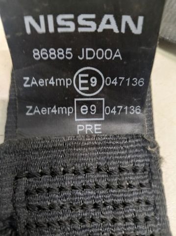 Ремінь безпеки передній лівий 86885JD00A NISSAN