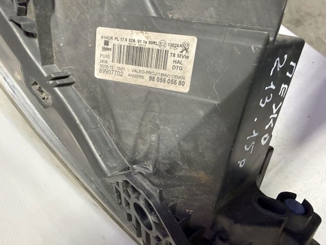 Фара правая 9805505580 PEUGEOT
