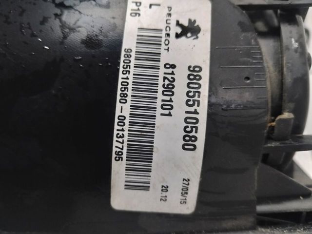 Задня ліва зовнішня фара 9805510580 PEUGEOT