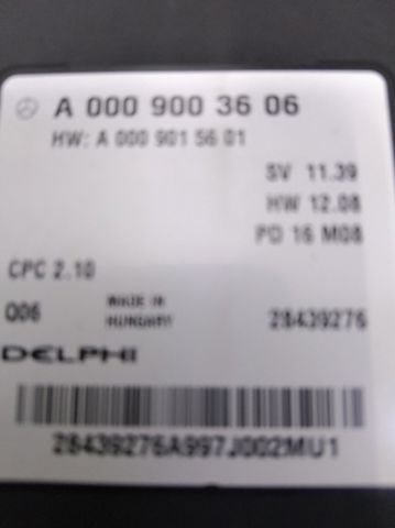 Блок управління акпп A0009003606 MERCEDES