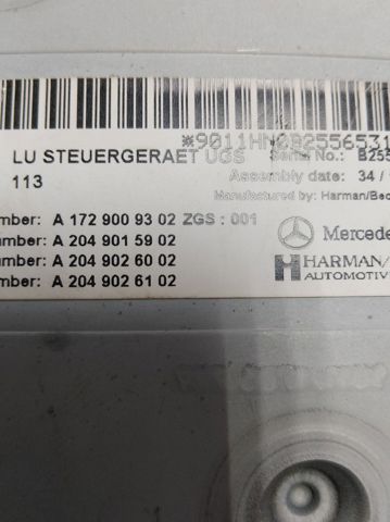 Блок керування мультимедійний A1729009302 MERCEDES