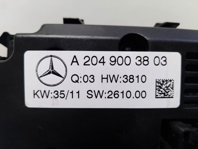 Реостат/перемикач-регулятор режиму обігрівача салону A2049003803 MERCEDES