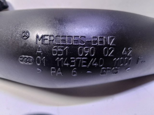 Шланг/патрубок інтеркуллера A6510900242 MERCEDES
