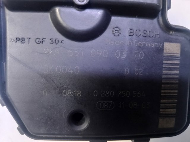 Заслінка повітряна A6510900370 MERCEDES