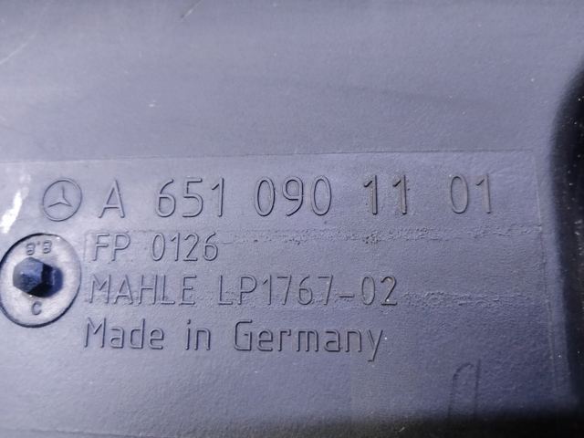 Коробка фільтра A6510901101 MERCEDES