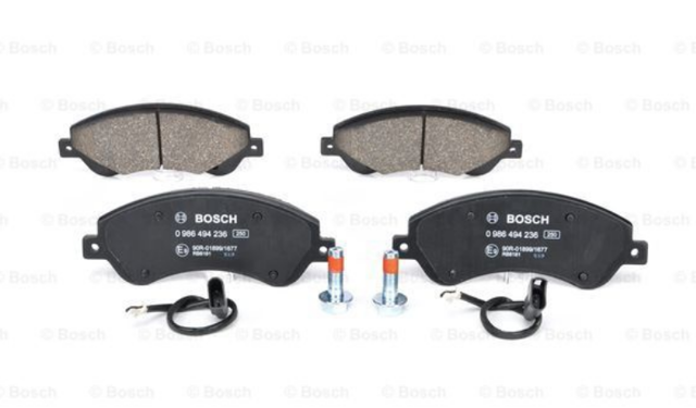 Колодки передні 0986494236 BOSCH