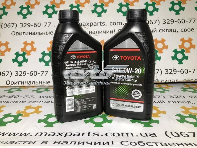 Оригинальное моторное масло синтетика toyota 0w-20 synthetic motor oil 002790wqte01