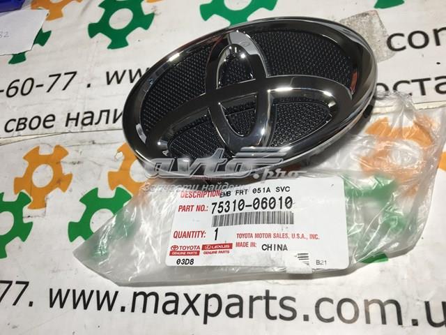 Емблема на решітку радіатора 7531006010 TOYOTA