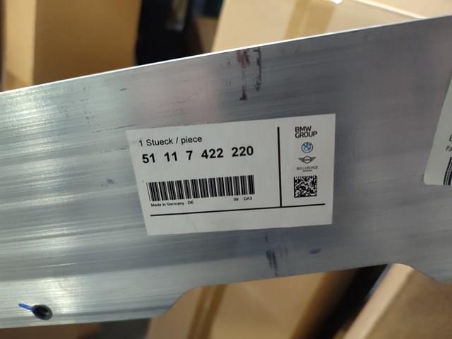 Буфер бампера переднього 51117422220 BMW