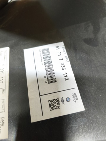 Підкрилок переднього крила, правий передній 51717335112 BMW