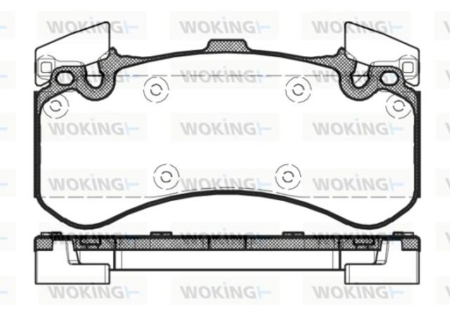 Дискові гальма P1563300 WOKING