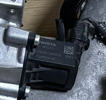 Клапан рециркуляції надувного повітря турбіни 176700W010 TOYOTA