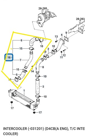 Трубка, що нагнітається 281704A101 HYUNDAI