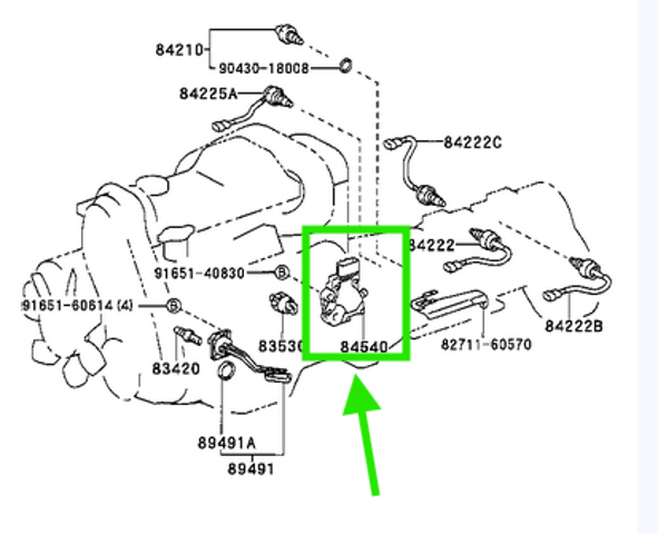 Датчик положення селектора АКПП 8454051010 TOYOTA