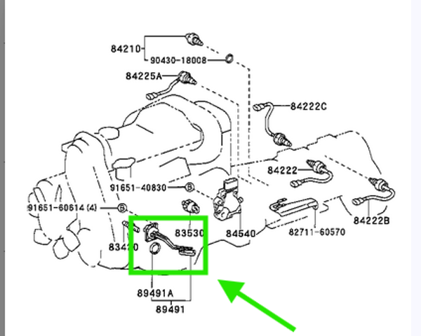 Датчик рівня мастила 8949160050 TOYOTA
