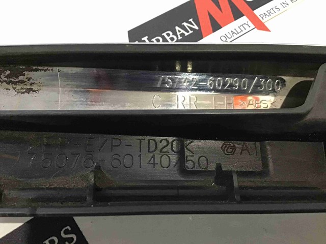 Накладка задніх дверей 7507660140 TOYOTA