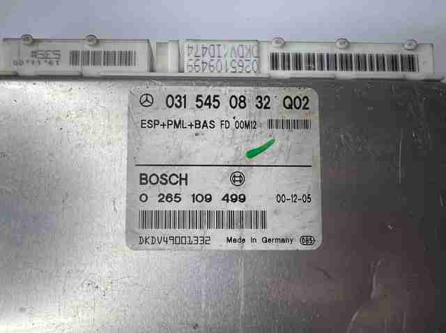 Блок керування ESP A0315450832 MERCEDES