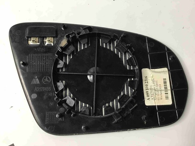 Дзеркальний елемент лівого дзеркала заднього виду A0998102316 MERCEDES