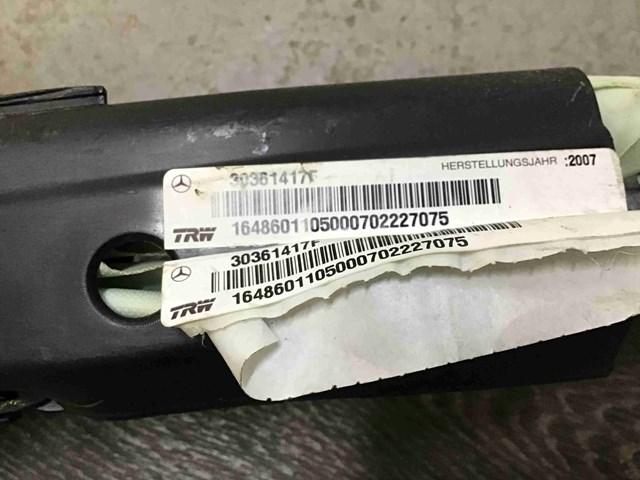 Подушка безпеки, бічна, ліва, AIRBAG A1648601105 MERCEDES