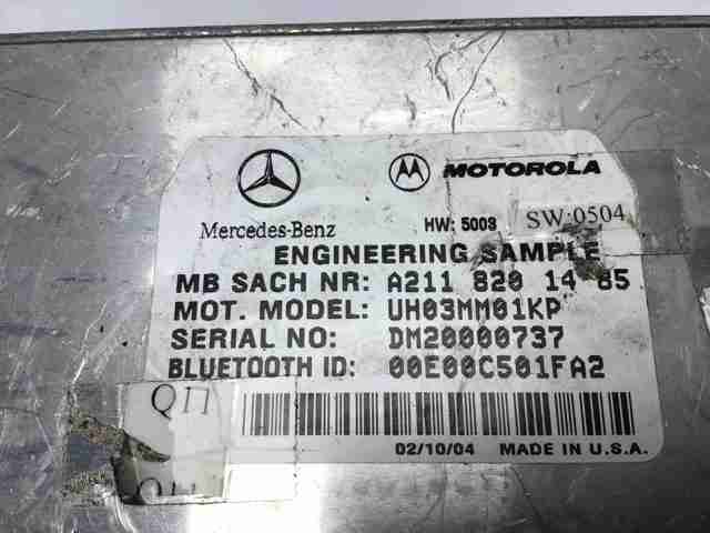 Блок керування телефоном A2118201485 MERCEDES