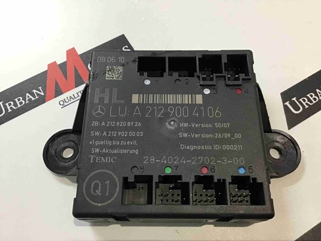 Блок комфорту задніх дверей A2129004106 MERCEDES