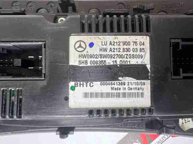 Регулятор вентилятора обігрівача A2129007504 MERCEDES