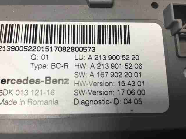 Блок керування сигналами SAM A2139005220 MERCEDES