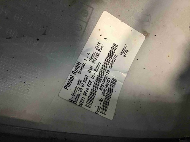 Бампер передній в зборі A2218800040 MERCEDES