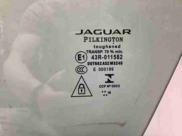 Скло передніх дверей, лівою T4A1193 JAGUAR