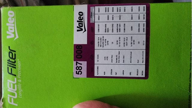 Фільтр палива 587008 VALEO