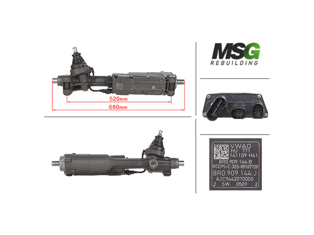 Рульова рейка AU405NL00R MSG Rebuilding