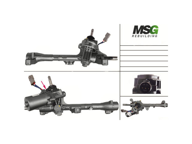 Рульова рейка HO410NLF0R MSG Rebuilding