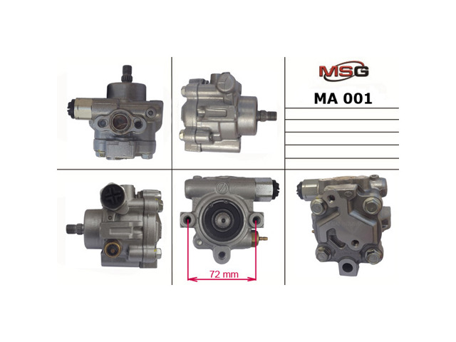 Насос гідропідсилювача MA001 MS GROUP
