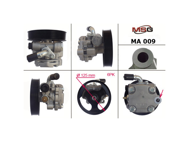 Насос рульового механізму MA009 MS GROUP