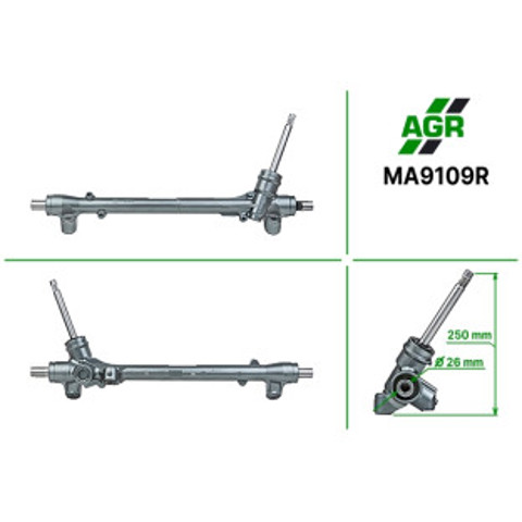 Рейковий рульовий механізм MA9109 AGR