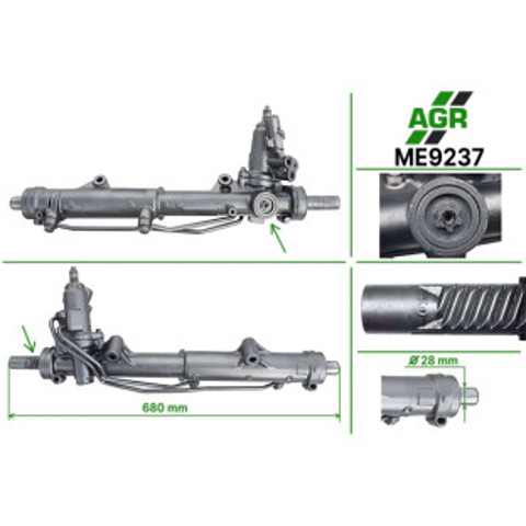 Рульова рейка ME9237 AGR