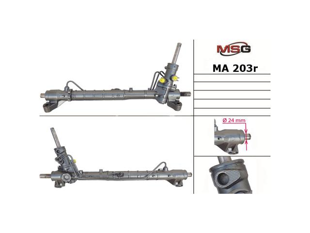 Кермова рейка RE229 MS GROUP