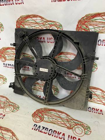 Дифузор радіатора охолодження, в зборі з двигуном і крильчаткою 214814EB0A NISSAN