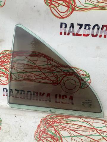 Скло-кватирка двері, задній, лівою 6812405050 TOYOTA