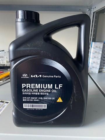 Олива моторна hyundai/kia premium lf gasoline 5w-20 4л. 0510000451
