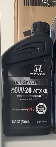 Олива моторна honda full synthetic 0w-20 0946л. 087989163
