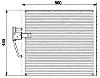 Радіатор охолодження кондиціонера 22040160 KAM