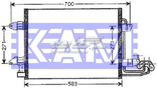 Конденсатор кондиціонера 22040178 KAM