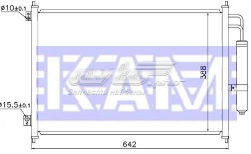 Конденсатор кондиціонера 22040222 KAM