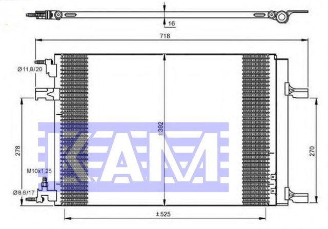 Конденсер 22040258 KAM