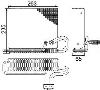 Радіатор кондиціонера салонний, випарник 22120022 KAM